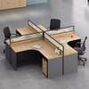 Curved 4 Way Office Workstation Desk thumb 12