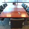 Executive 3-Meter Mahogany Meeting Table thumb 1