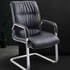 Office seats: High back leather visitor office seat thumb 0