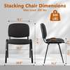 Office seat: Stackable Waiting Room Chair- Black thumb 1