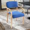 Conference Chair; Wooden Mid Back Conference Chair thumb 1
