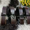 Black and other colours Leather Belts Adjustable Buckles thumb 1