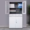 Office Cabinets: 2-Drawer Locking Office Cabinet – Grey thumb 2