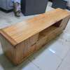 Wooden TV Stand with slated Doors and Drawers thumb 8