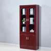 Office Cabinet: Mahogany Wood 2-Door Cupboard thumb 1