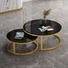 Dining Table: Round Dining Coffee Table In Kendu thumb 0