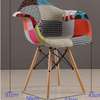 Dining Chair; Fabric Patchwork Dining Chair thumb 3