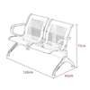 Reception Chairs: Public Waiting Train Bench thumb 1