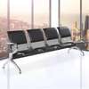 Metal Frame 4 Seater Padded Reception Office Bench thumb 10