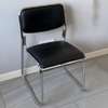 Chrome office guest/ salon chair thumb 0