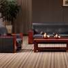Office Sofa: 5 Seater Black Office Sofa In Tabaka thumb 4