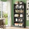 5 Tier Wooden Open Bookshelf thumb 1