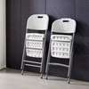 White Foldable Plastic Chair thumb 0