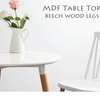 Modern Wooden Round Café Dining Table thumb 2