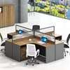 Curved 4 Way Office Workstation Desk thumb 8