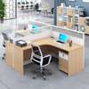 Office Workstation; Private Curved Workstation Desk(2 Way) thumb 0