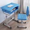 Adjustable Kids Desk; Abs Plastic, Chair For Ages 3-14, Blue thumb 4