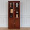 Office Cabinet: Mahogany Wood 2-Door Cupboard thumb 3