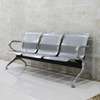 3 Seater Steel Reception Bench thumb 1