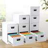 File cabinets: Four drawer lockable file cabinet thumb 0