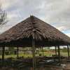 Natural Thatch Gazebo Wooden Poles Spacious Shade thumb 0