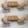Meeting 5 Person Leather Office Sofa thumb 12