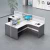 Office Desk; 2 Way Ultramodern Huge Office Workstation thumb 2