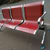 Metallic 3 Person Reception Office Bench thumb 14
