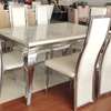 Dining Tables : 6 Seater Marble Top Dining Table thumb 5