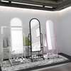 Metal Frame Swivel Dressing Mirror With Storage thumb 10