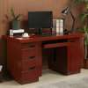 Office Desk: 140cm Mahogany Moisture Proof Executive Desk thumb 0