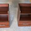 Wooden Bed + Mattress+2 Bedside 2 with Drawer thumb 4