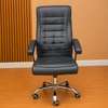 Office Chair : High Back Gray Leather Office Chair thumb 11