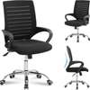 Office chair: Strong mesh office seat- black thumb 3