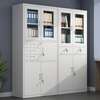Dove Grey Steel Supplies Cabinet with Locker thumb 2
