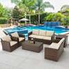 Modern Outdoor Rattan Sofa Set thumb 1