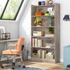 Wooden 5 Tier Rectangular Bookshelf thumb 7
