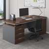 Office Desks: Executive Office Desk In Sepia thumb 0