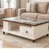 Coffee Tables : Marble-Top Rectangular Coffee Table thumb 2