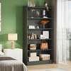 5 Tier Wooden Open Bookshelf thumb 0