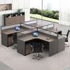 Office Desk: 2-Way Curved Office Workstation Desk thumb 1