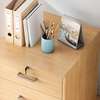 File Cabinets: Movable Brown File Storage 3-Drawer Cabinet thumb 3