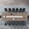 Conference table: 3.0m boardroom meeting table thumb 2