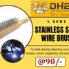 STEEL WIRE BRUSH (4 ROW) wooden handle thumb 0