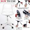 Swivel Eames Plastic White Chair thumb 4