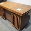 Office Desk; 140cm Lustrous Polish Office Desk thumb 4