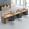 Cubic 3 Way Modern MDF Office Workstation Desk thumb 7