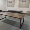 Metal Frame Wooden Boardroom Table thumb 8