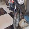 Off-Road Motorcycle Black Orange Rugged Design thumb 1
