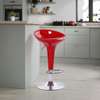 Barstool; Adjustable swivel barstool (Black) thumb 8